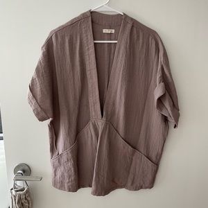 Silence and noise linen blouse